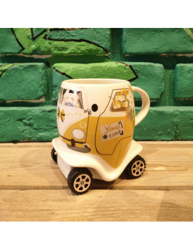 Mug Bêtise roulante dorée